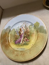 Large Antique Limoges Lady