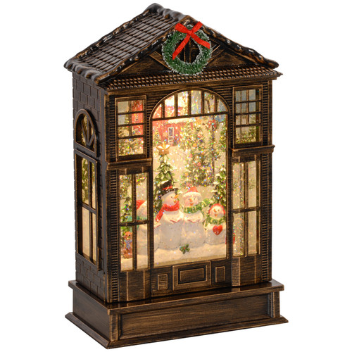 Homcom christmas snow globe - christmas,