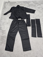 Mens Black Ninja Costume Set L