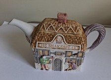 Fine China Pub Teapot Christopher Wren for Staffordshire - The Shakespeare