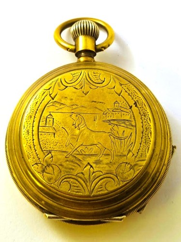 Antique elgin keywind pocket - antique,