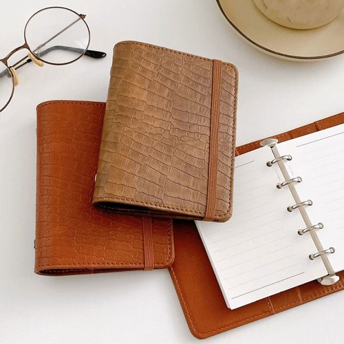 Leather binder notebook loose - leather,