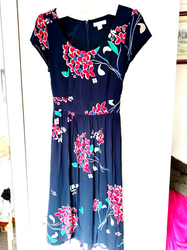Monsoon navy crepe - crepe, &