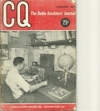 Antique CQ Ham Radio Magazine
