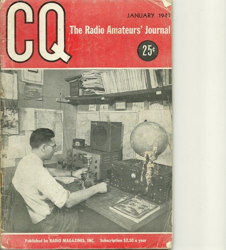 Antique ham radio - antique, cq