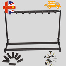 Multi Holder 7 Guitar Rack Stand Folding Acoustic Electric Guitar Bass Wall Hook