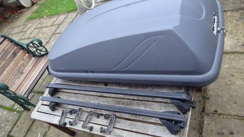 Halfords roof bar system box - halfords, &