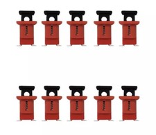 10 x Wide Pin Mini Circuit Breaker Lockout Lock Off MCB Push Pin Device 