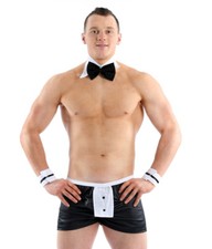MENS SEXY WAITER BUTLER IN THE
