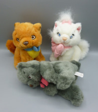 Vintage Disney The Aristocats Marie Beelioz & Toulouse Soft Plush Toys 6" Small