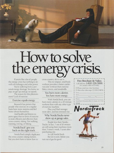 1989 nordic track exercise - nordic,