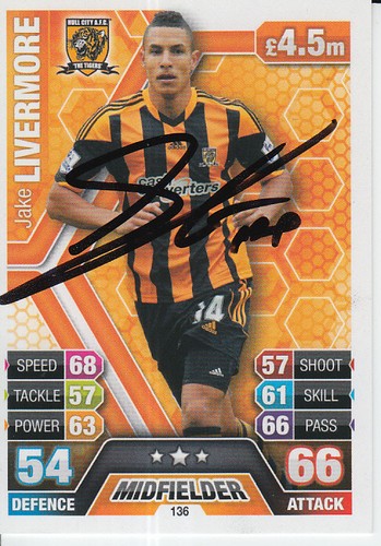 Hull city hand signed jake - city,