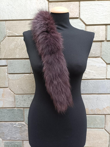 Real fox fur hood trim - fur,