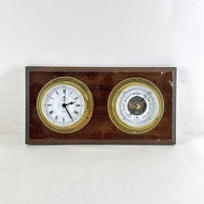 Vintage Wooden Barometer &