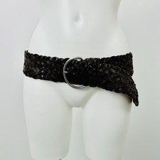 Vintage Y2k Leather Belt Sz