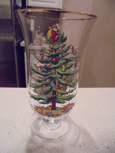 Spode christmas tree glass - christmas,