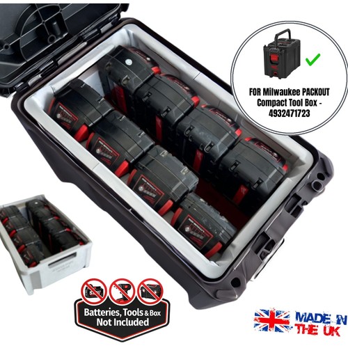 Battery rack milwaukee packout - rack,