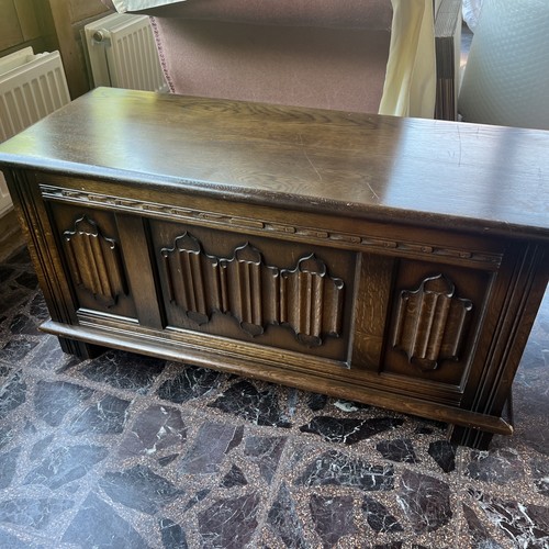 Vintage oak blanket box linen - vintage,