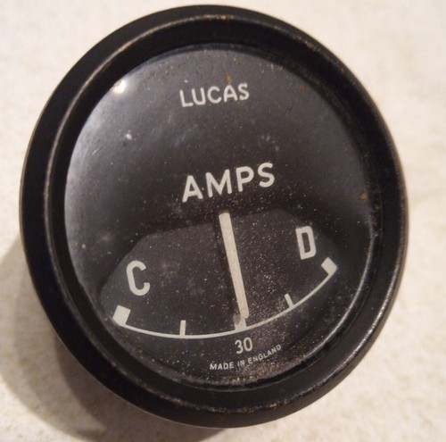 Jaguar type lucas ammeter - s,
