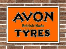 Avon Tyres Metal Sign Garage