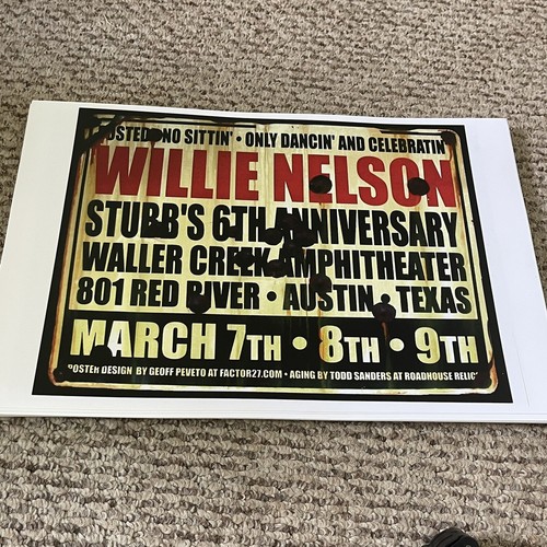 Willie nelson stubbs 6th - stubbs,