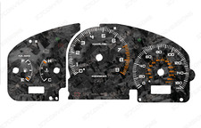 Subaru Impreza GD 160MPH Forged Carbon Dial Cards 8 Colours Gauges