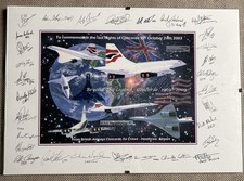 Last Flights Of Concorde Signed Print
