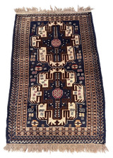 Vintage Afghan Baluchi wool