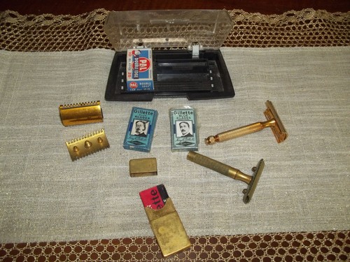 Adjustable gillette lot of - &,