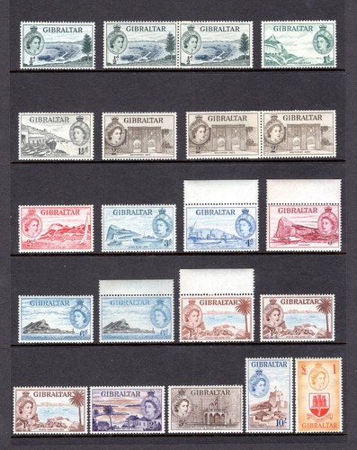 Qeii 1953 1959 gibraltar - 1953-1959,