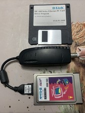 D-Link DE-660 JITI PC Card PCMCIA 16 Bit Ethernet Adapter With Both BNC / RJ45