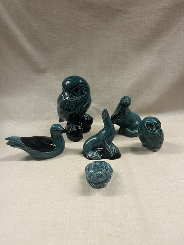 Vintage poole pottery teal - vintage,