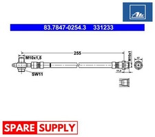 Brake hose for beetle - for,