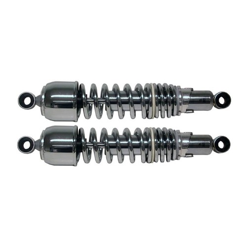 Shock absorbers chrome - absorbers, rear