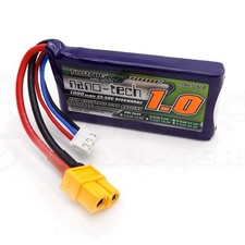 Turnigy Nano-Tech 1000mAh 2S LiPo Battery Pack 7.4V 25C 50C XT60 Plug