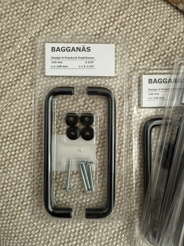 Ikea bagganas black - ikea, handles