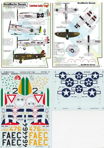 Aeromaster decals p 47d - decals, p-47d