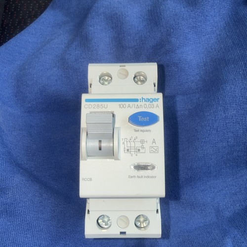 Hager 100a pole 30ma - 2, a