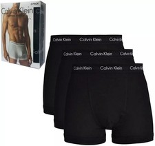 Calvin Klein Men’s CK Underwear Cotton Stretch Classic Trunks 3 Pack