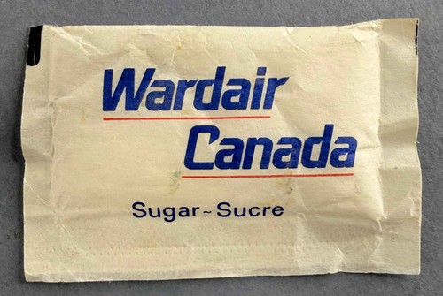 Wardair canada airline sugar - canada,