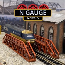 PAINTED- N Scale Gauge 1:148 Access Maintenance Platform (Yard Engine Shed)