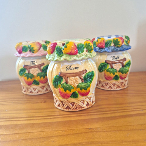 Cottagecore ceramic 3pc - ceramic,