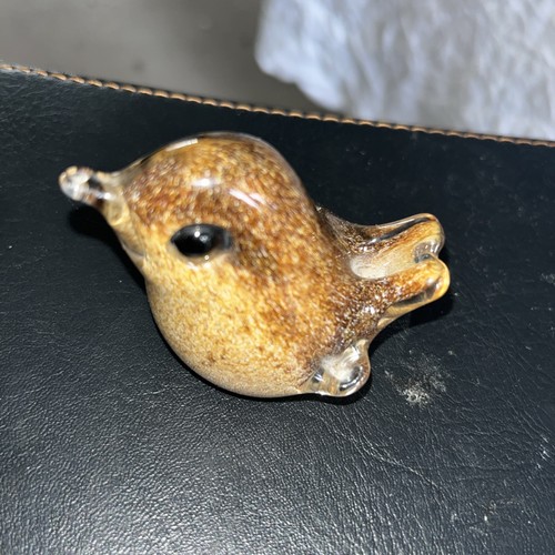 Langham glass bird paperweight - glass,