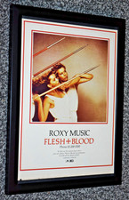 ROXY MUSIC band FRAMED A4