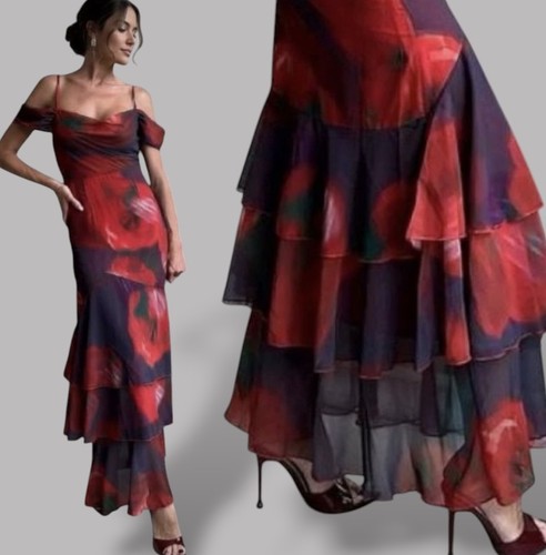 Maxi dress cold shoulder - cold,