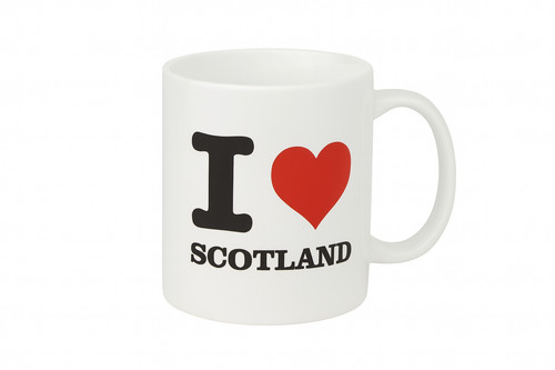 Love scotland porcelain mug - i,