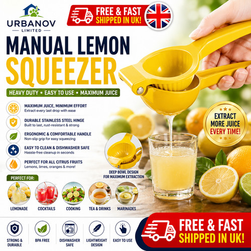 Lemon squeezer handheld - lemon,
