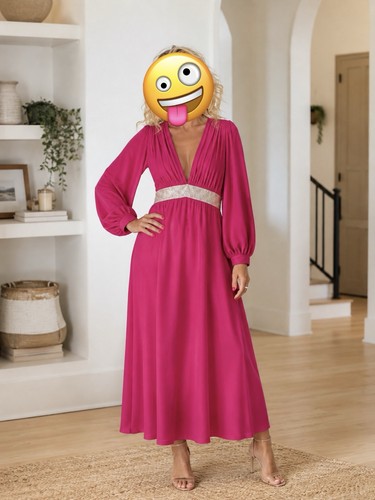 Gorgeous couture pink midi - couture,