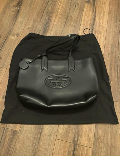 Emporio armani black leather - emporio,