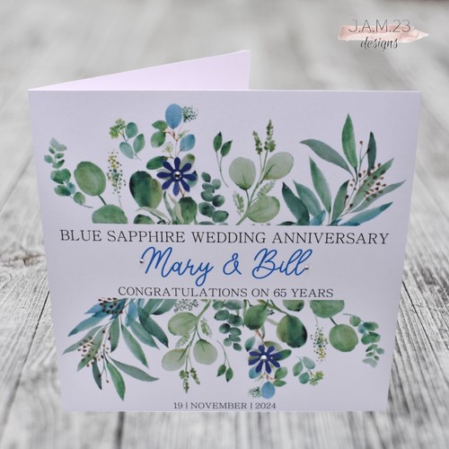 Personalised blue sapphire - personalised,